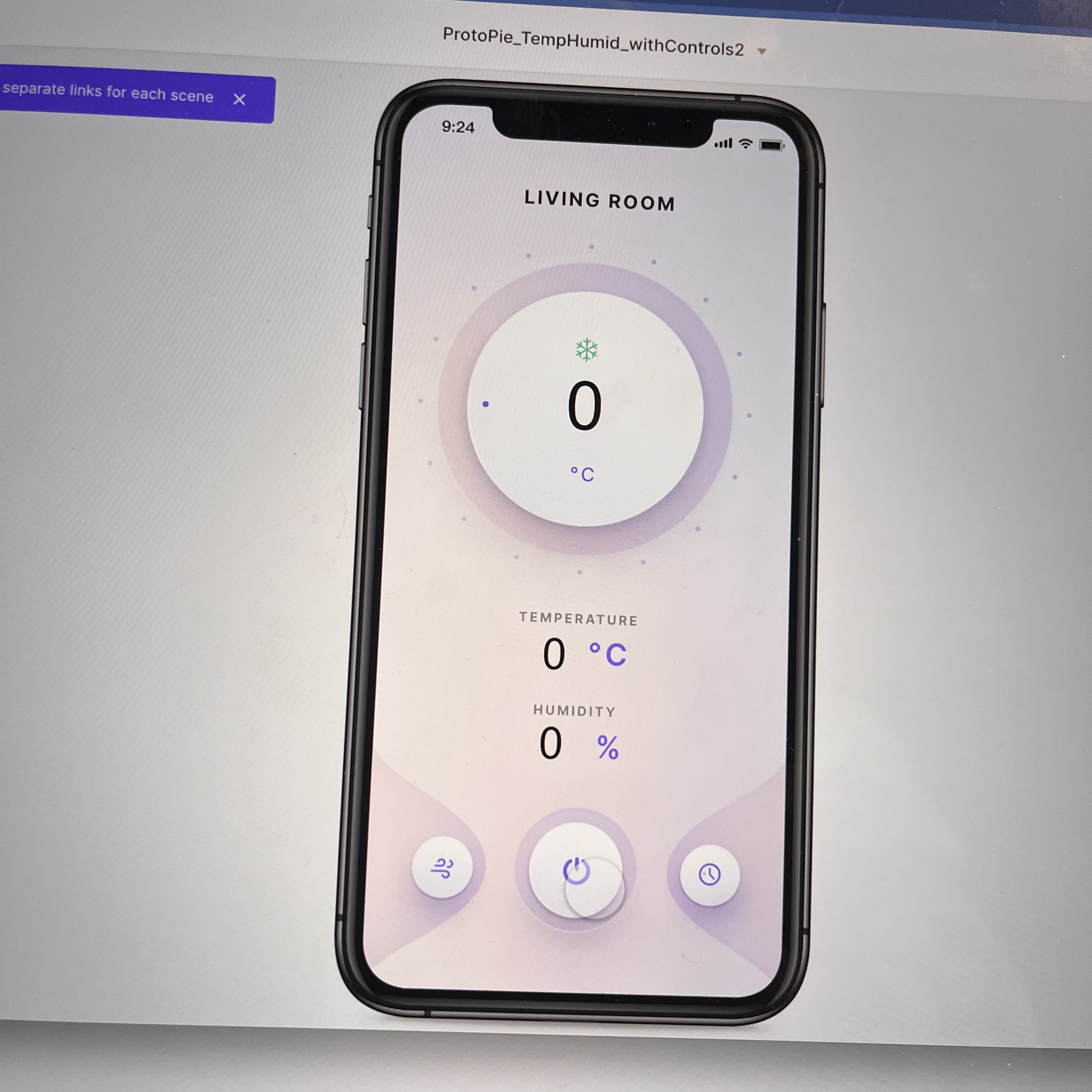 Visual Temperature Display on Mobile Devices